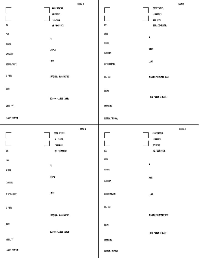 4-to-8-patient-nurse-report-sheet-handoff-etsy