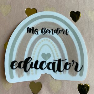 Educator Rainbow Sticker