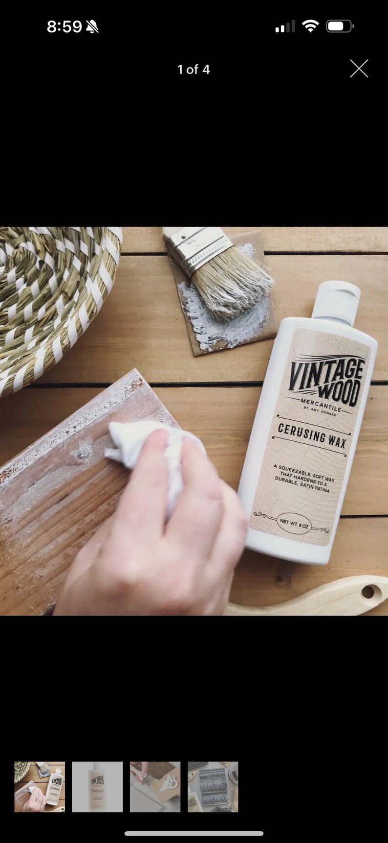 Amy Howard Cerusing Wax, 8 Oz - Etsy