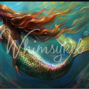 Carta per decoupage Whimsykel-Nadia Mermaid