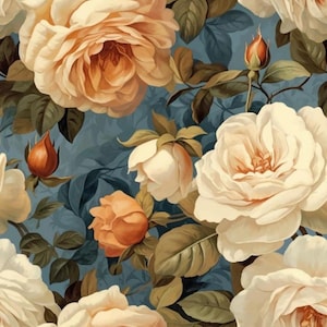 Dixie Belle A2 Decoupage Rice Paper Heirloom Roses