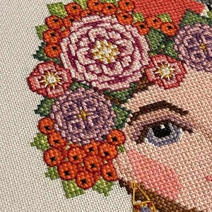 Rowan and Rose Cross Stitch Pattern PDF Instant Download Rowan and Rose Designs Modern Cross Stitch image 4