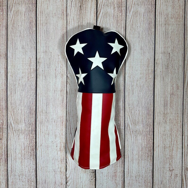 Driver Golf Headcover Motorcycle Helmet USA Custom Etsy