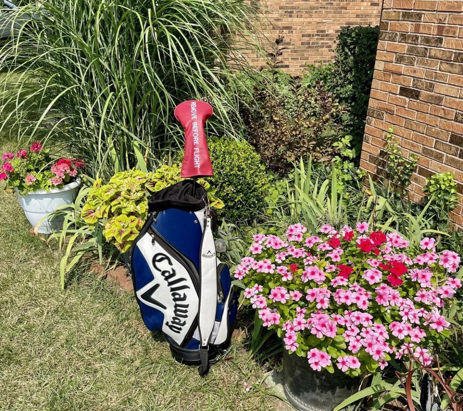 Golf Head Cover Driver Headcover Remove Before Flight Gift Etsy