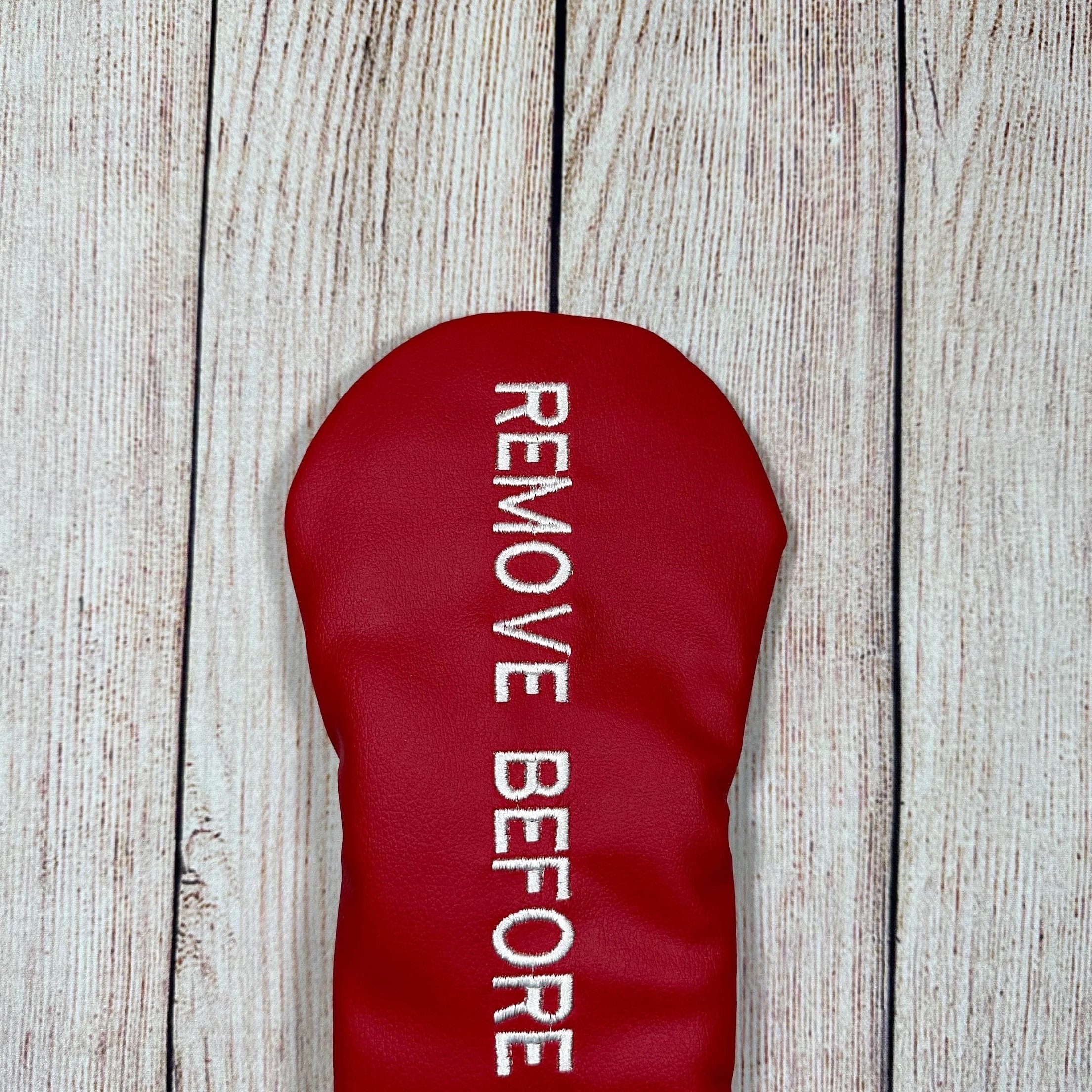 Hybrid Golf Headcover Head Cover Remove Before Flight Etsy