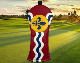 St. Louis Hybrid Headcover: Handmade Golf Club Cover