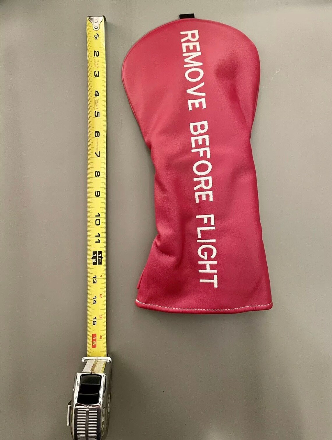 Golf Head Cover Driver Headcover Remove Before Flight Etsy