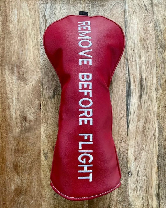 Golf Head Cover Driver Headcover Remove Before Flight Etsy Canada