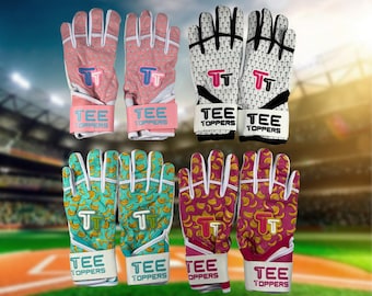 Custom Leather Batting Gloves: Design Your Own Team Set - Minimum 20- Personalized Team Baseball Softball Batting Gloves