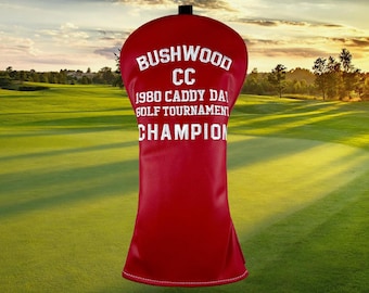 Bushwood CC Fairway Wood Cover | 1980 Caddy Day Champion | Funny Golf Gift for Dad | Golf Gift for Men | Retro Golf Gift for Him