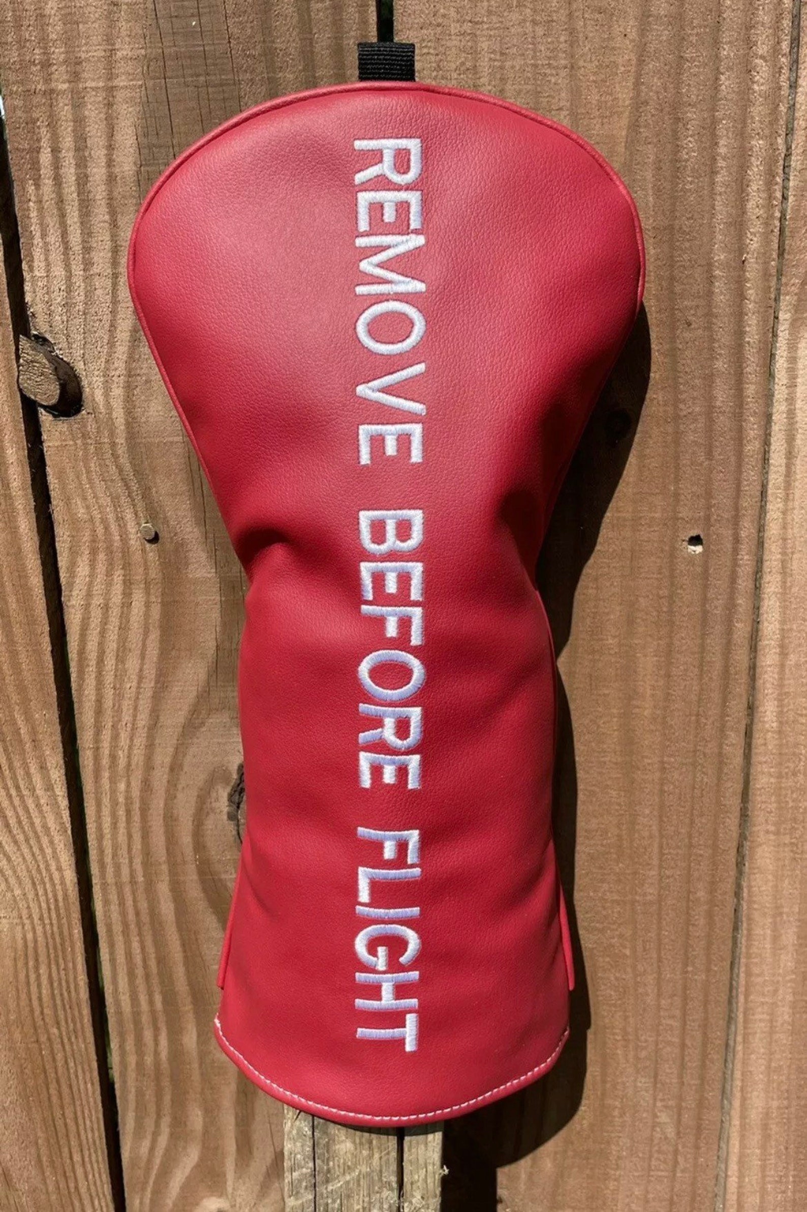 Golf Head Cover Driver Headcover Remove Before Flight Etsy