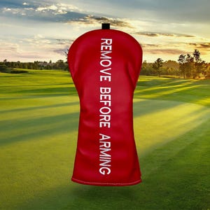 Funda para palo de golf / Regalo de golf / Regalo para veteranos / Funda para palo de golf / Retirar antes de armar / Regalo de golf militar