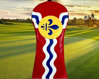 St. Louis Fairway Wood Headcover: Handmade Golf Gift