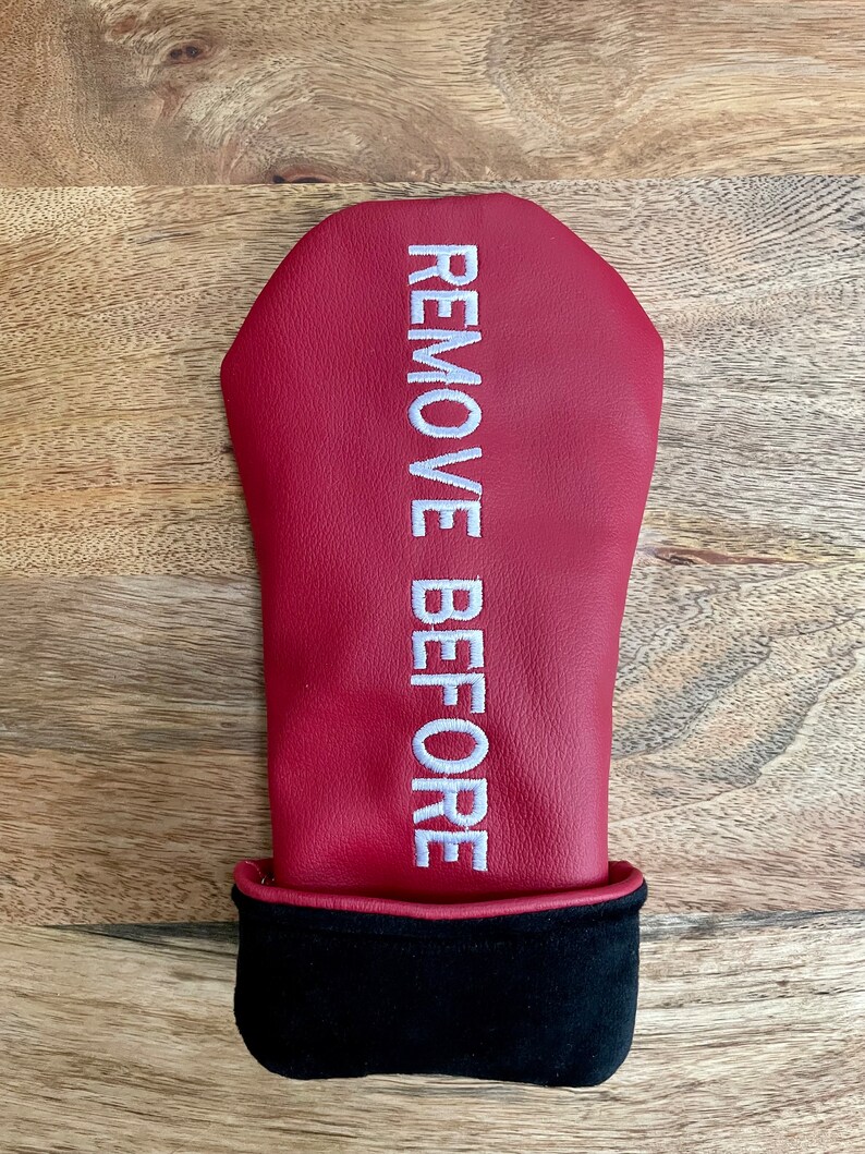 Golf Head Cover Hybrid Headcover Remove Before Flight Etsy