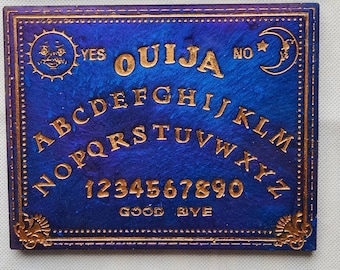 Decorative handmade resin Ouija board with planchette