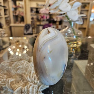 DENDRITIC, Dendritic Opal, Dendritic Crystal, Worry Stone, Healing Stone (88)