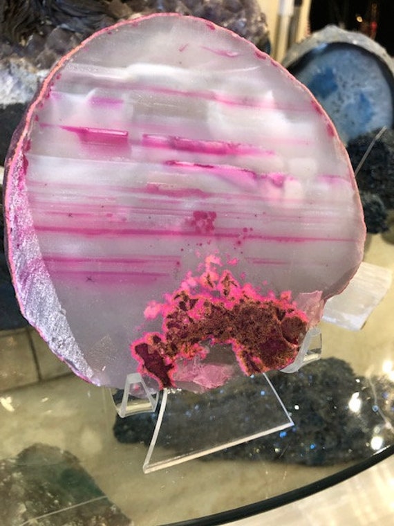 Pink agate healing discount