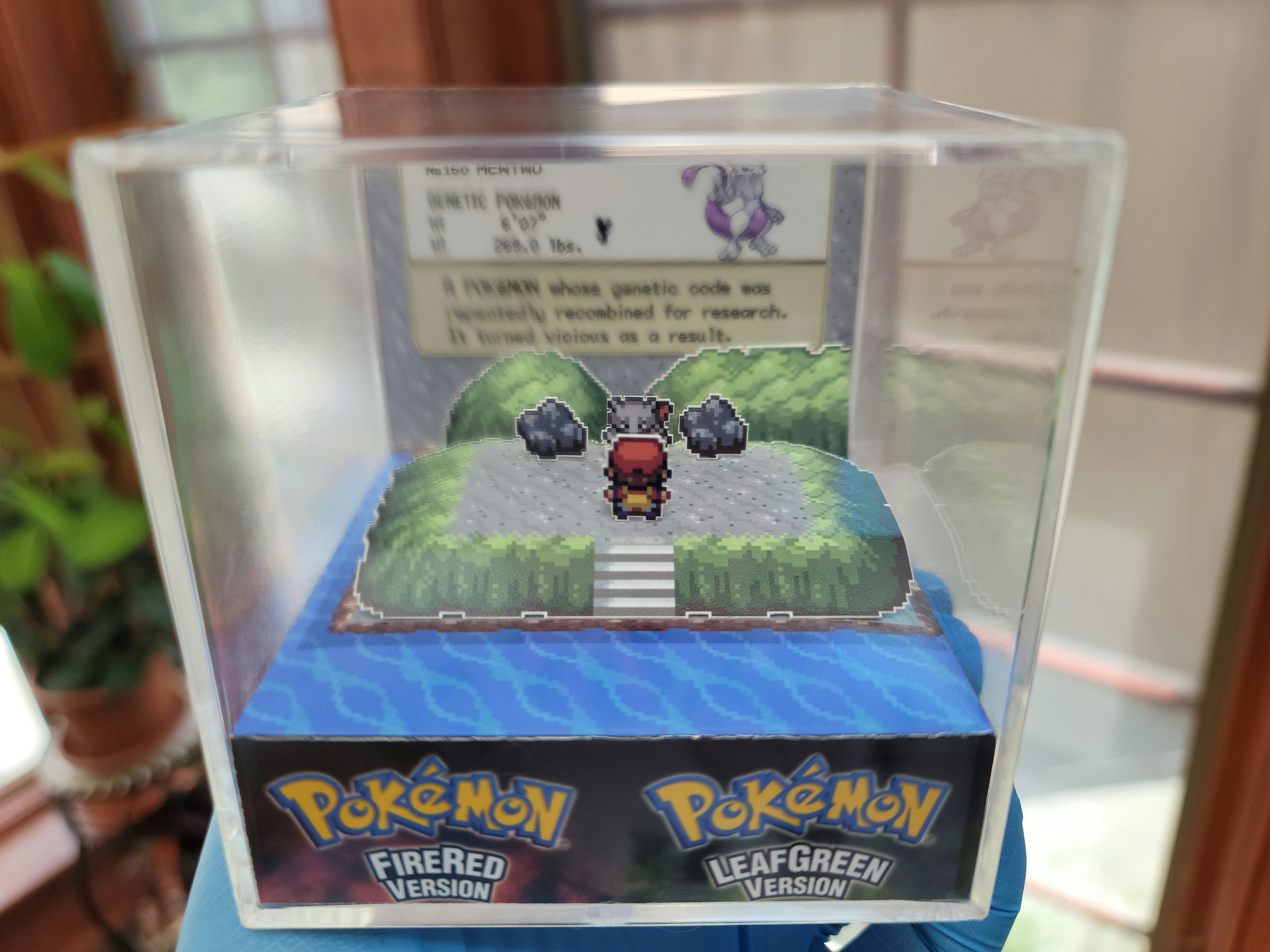 Pokemon Firered and Leafgreen Mewtwo Pokemon Diorama -  Sweden