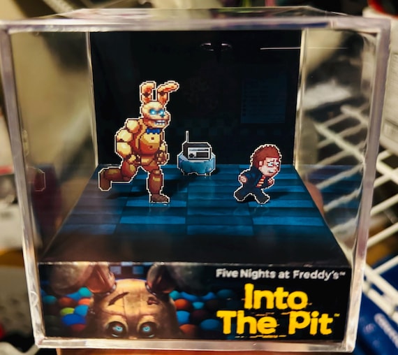 Diorama de Bonnie de Five Nights at Freddy's Spring hecho a mano
