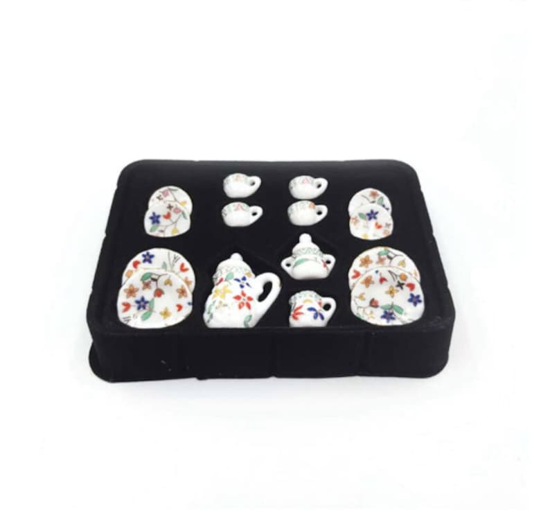 Mini Porcelain Tea Set Etsy
