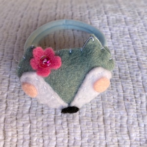 Cute Fox Hair Tie, Girls Hair Accessory, Boho Hair Clip, Gift For Girl, Toddler Hair Clip