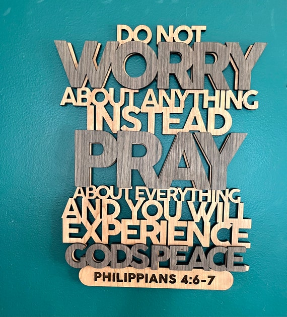 Philippians 4:6-7 {Wood Craft} Philippians 4:6-7 {Wood Craft}