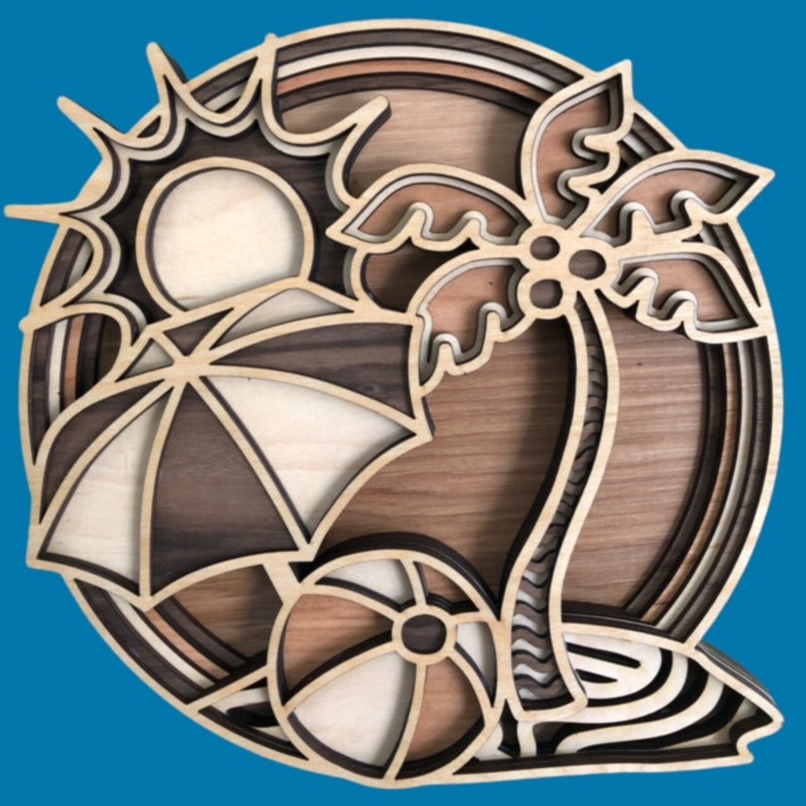 Sunshine Beach Wood Sign, Beach House Wall Hanging, Wall Decor, Home