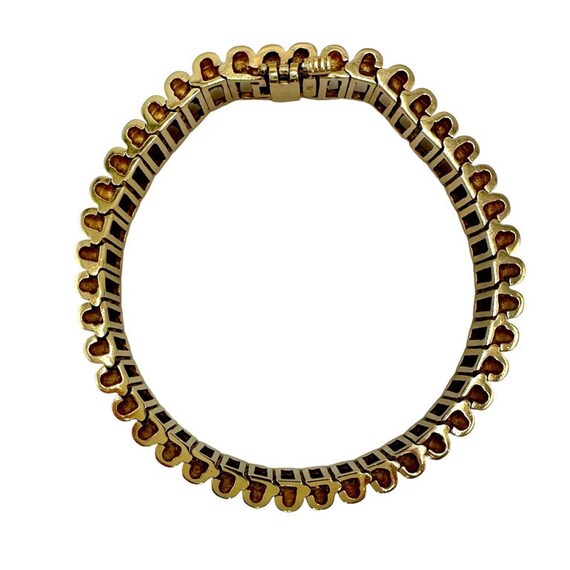 Link Bracelet in 14k Gold and Diamonds - image 5