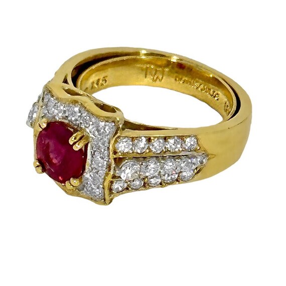 Lovely Traditional 18k Yellow Gold Ladies Cocktai… - image 3