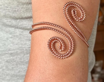 Copper Tensor Ring arm ring- Balance and Harmony