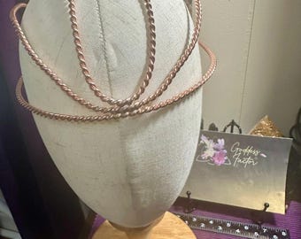 Máscara/Touca de Cabeça com Anel Tensor de Cobre
