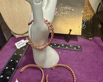 Pulseira de anel tensor de cobre