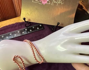 Tornozeleira/Pulseira com Anel Tensor de Cobre do Cúbito Sagrado
