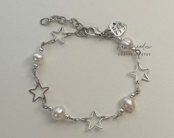 Stars and Pearls Bracelet