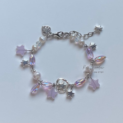 Shining Star Pearl Bracelet - Etsy