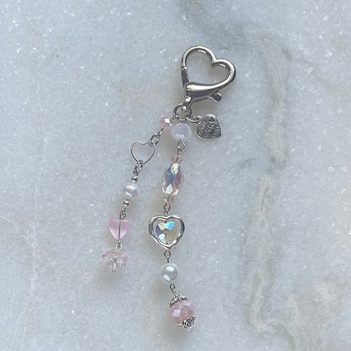 Angel Pearl Keychain - Etsy