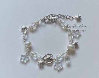 Shooting Star Pearl Bracelet