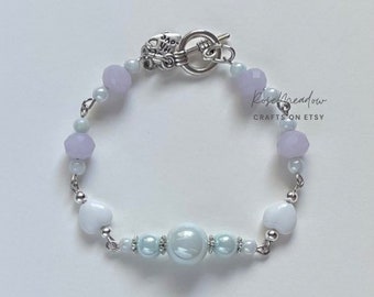 Fresh Lilac Heart Bracelet