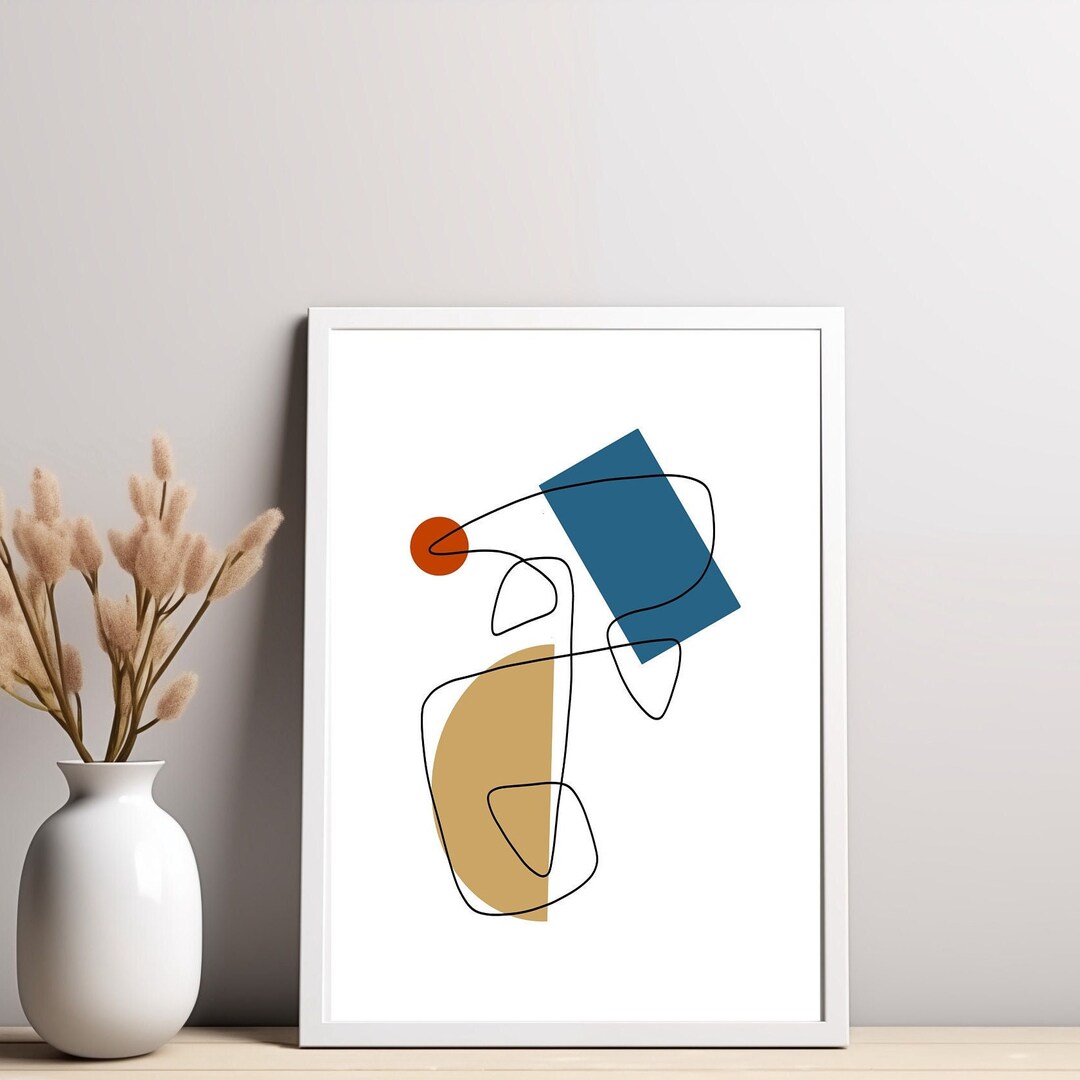 Abstract Modern Art | Abstract Minimalist Print Decor | Printable Wall ...