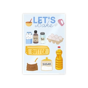 Let&#39;s Bake Poster for FCS Classroom
