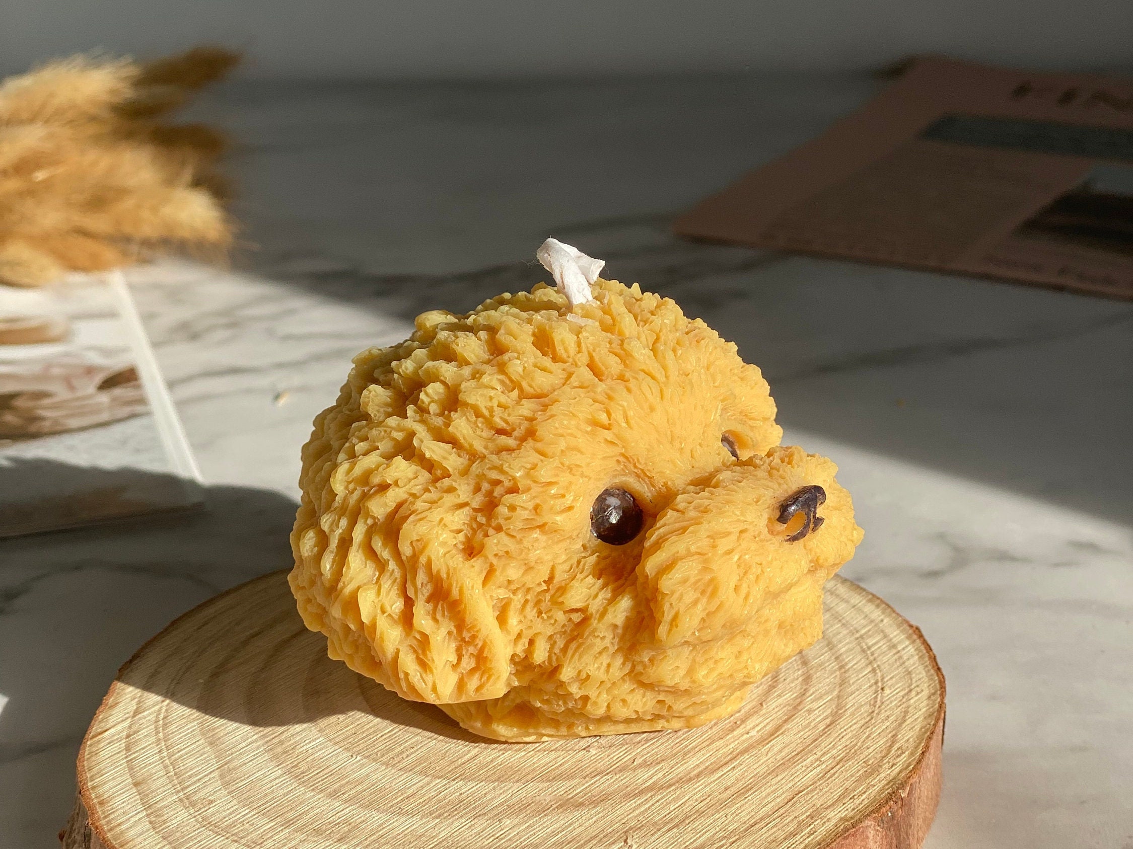 Dog Shape Candleteddy Dog Candle Puppy Candle Cute Candle Etsy