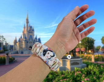 Floral Princess Cotton Scrunchie Apple Watch Band