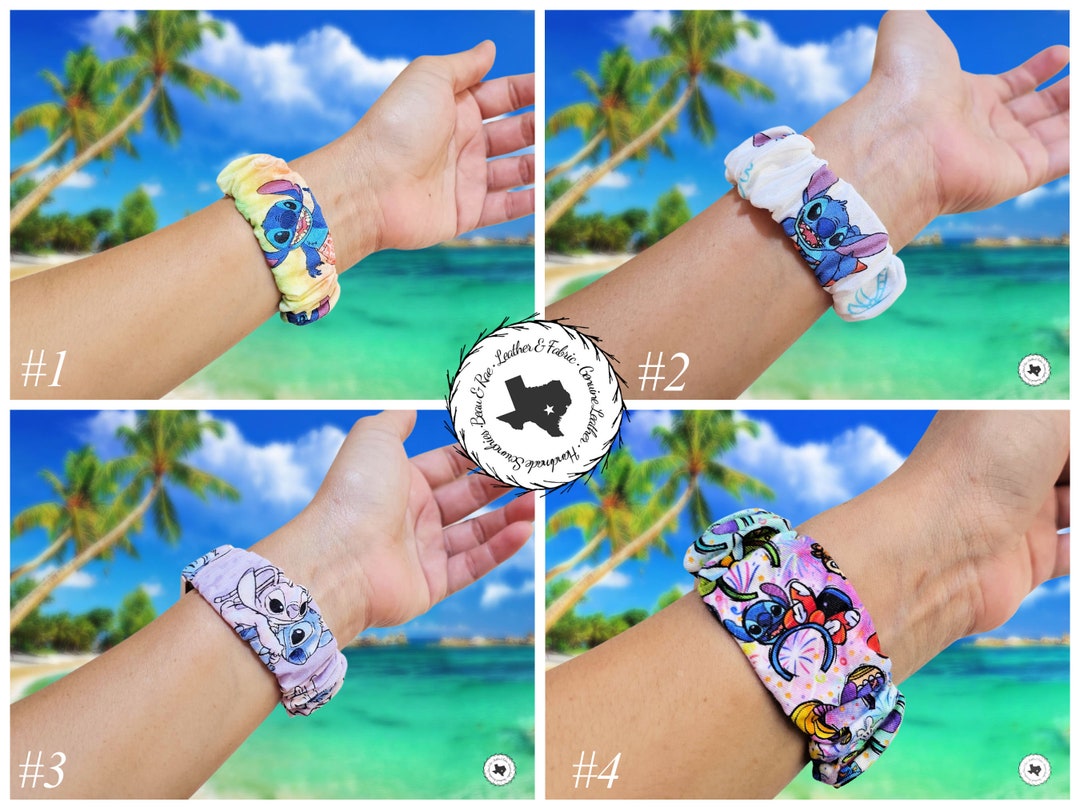 Stitch Scrunchies Watch Band for Apple Watch, Fitbit Sense, Sense2