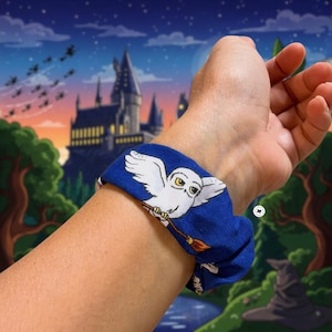 Halloween Scrunchie Apple Watch Band: Spooky Cotton Fabric