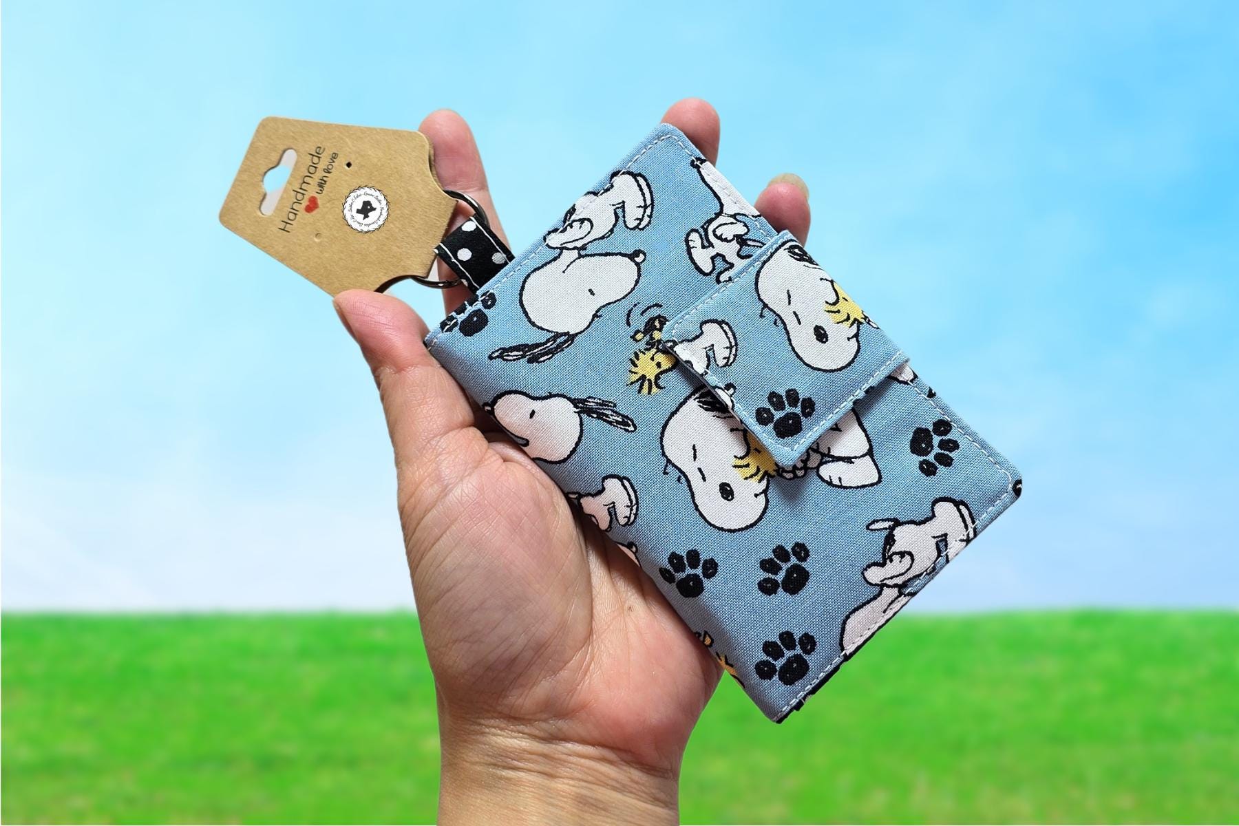 【sold out】パネル柄スヌーピー  5Pocket Wallet Wallets