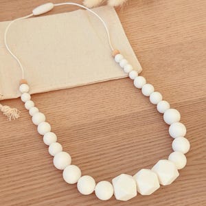 Verpleegketting - draagzakketting - siliconen kralen
