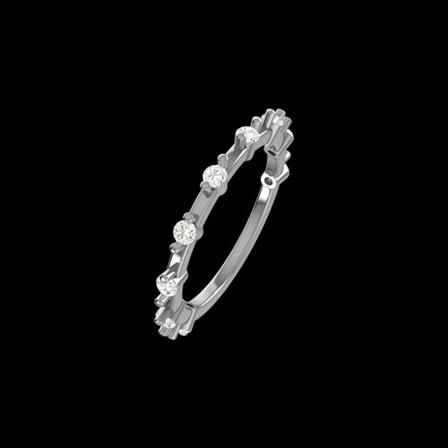 Unique Diamond Band| Dainty Half Eternity Ring| Thin Stackable Ring| Stacking Wedding Band| Solid 14k Yellow shops White Rose Gold| Weddind Band|