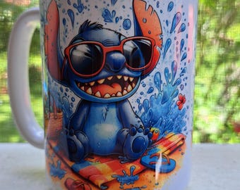 Stitch Mug - 15 oz Beverage Mug