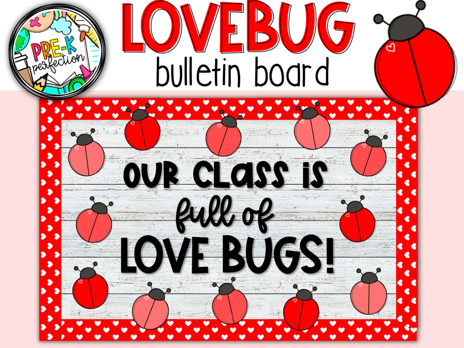 Love Bug Bulletin Board February Bulletin Board Etsy