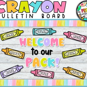 Welcome Back to School Bulletin Board | Back to School Bulletin Board | Digital Download | Bulletin Board Kit